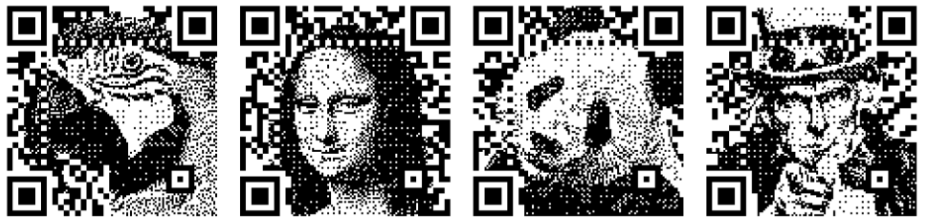 Halftone QR Codes