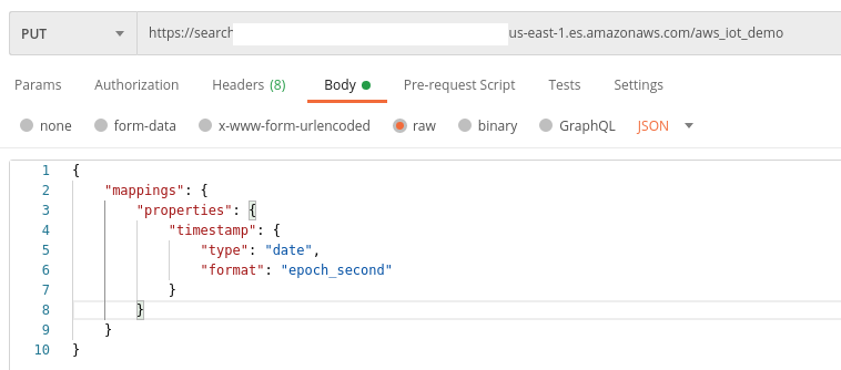 ElasticSearch Index Creation